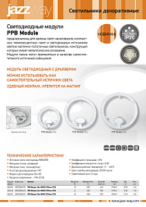 Светодиодные модули PPB Module